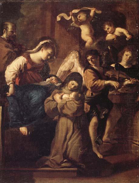 Giovanni Francesco Barbieri Called Il Guercino The Vistion of St.Francesca Romana china oil painting image